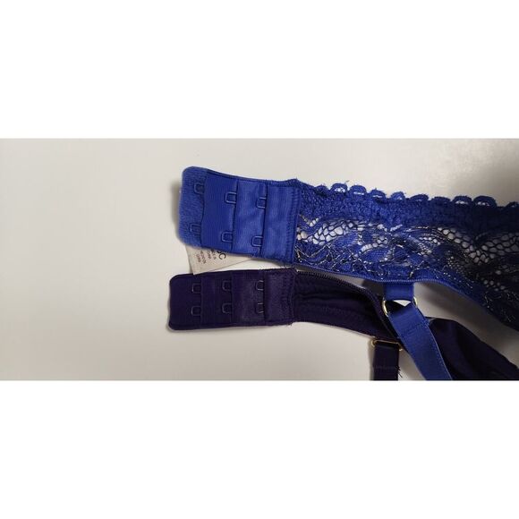 Lots Of 2 Underwire Full Support Push-Up Bras Size 36C Color Blue/Purple - Picture 9 of 10